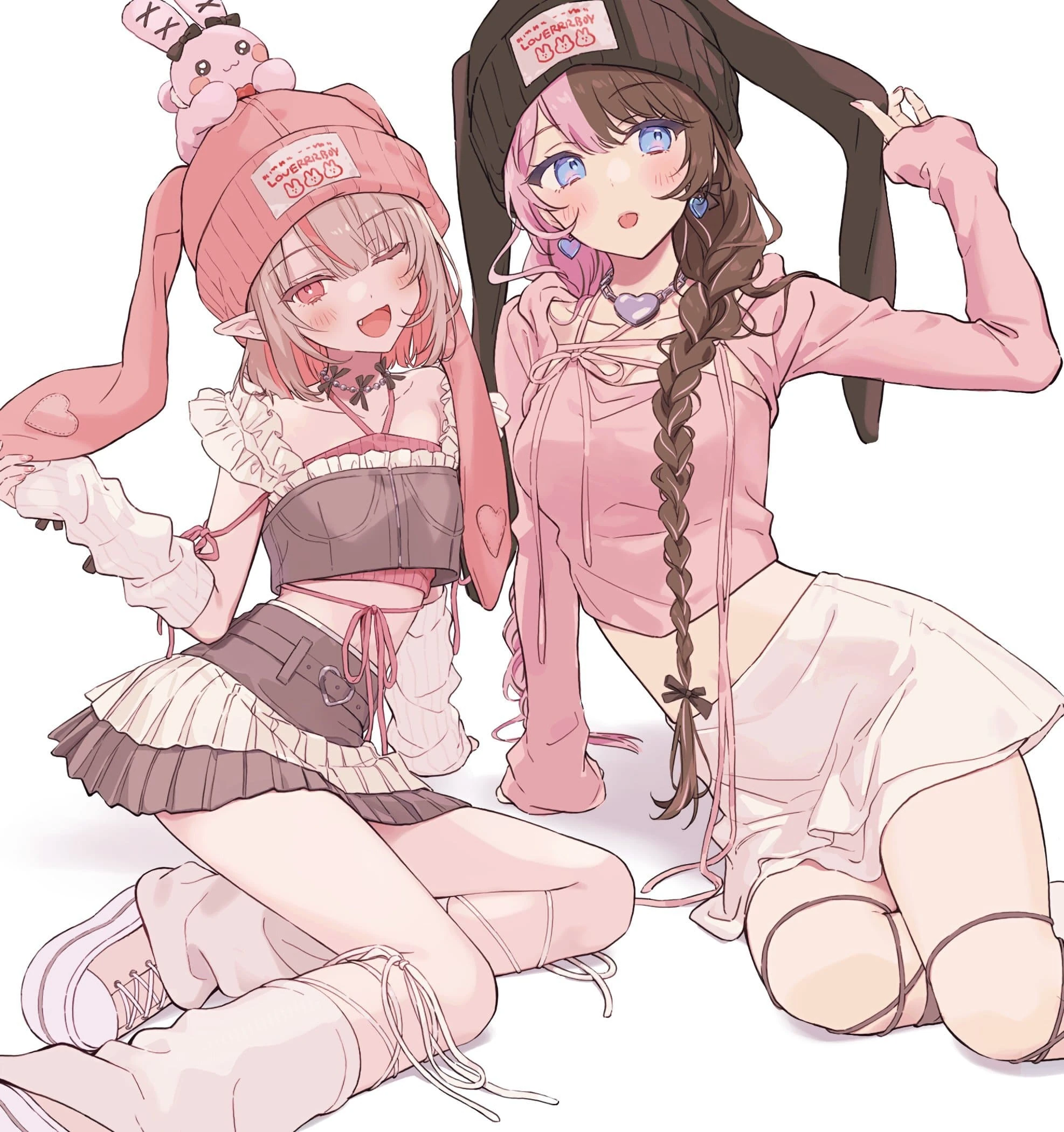 [[Makaino Ririmu]] and Tachibana Hinano<br>by [https://twitter.com/as_us_kr/status/1779468133616808007 Asukura]
