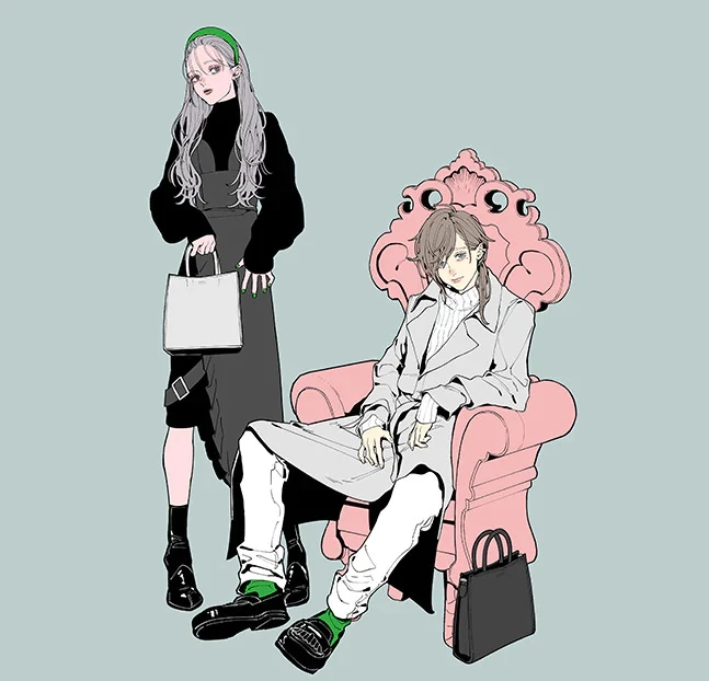 UN-DIMENSION Vol.1, 2way Handbag Illustration by NAKAKI PANTZ