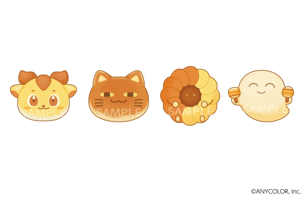 "Cheerful Bakery"<br>Bread Mascots by Rizu