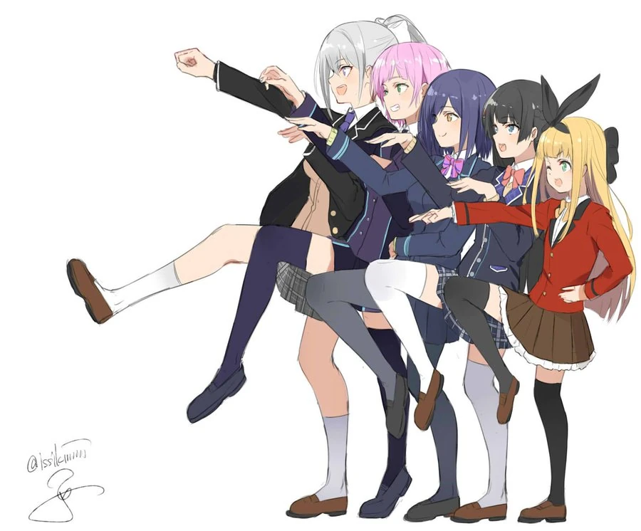 5 Female NIJISANJI Livers by Issiki