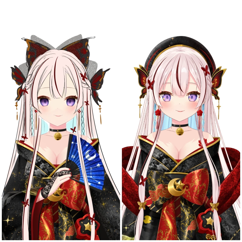 Long Hairstyle and Accessories Sketch by Airani Iofifteen