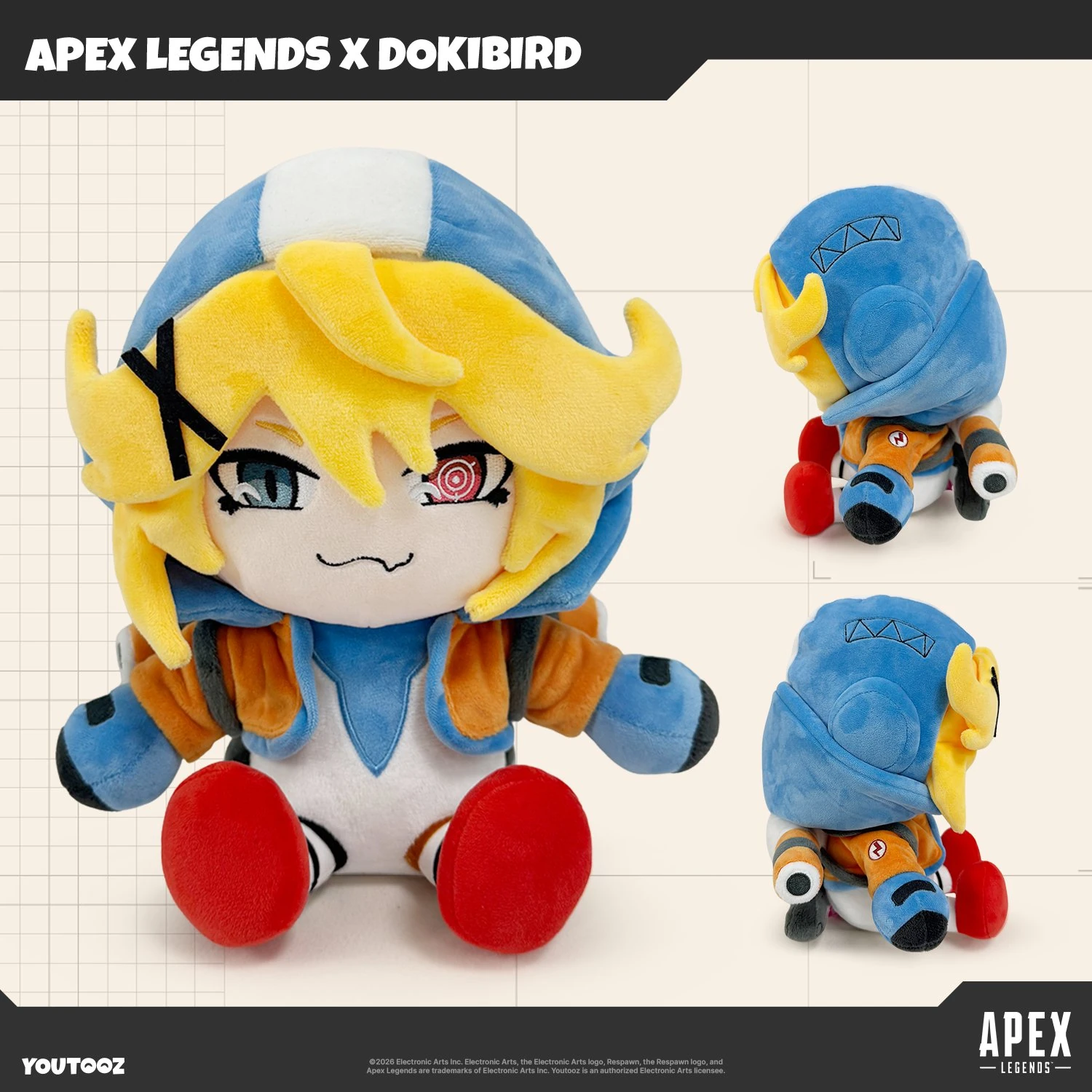 Apex Legends Wattson YouTooz Plush