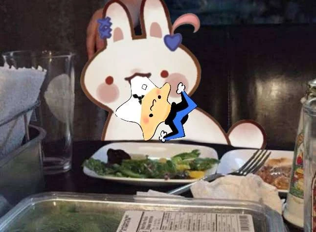 Harumi (Bunny Mode) eating Starspark