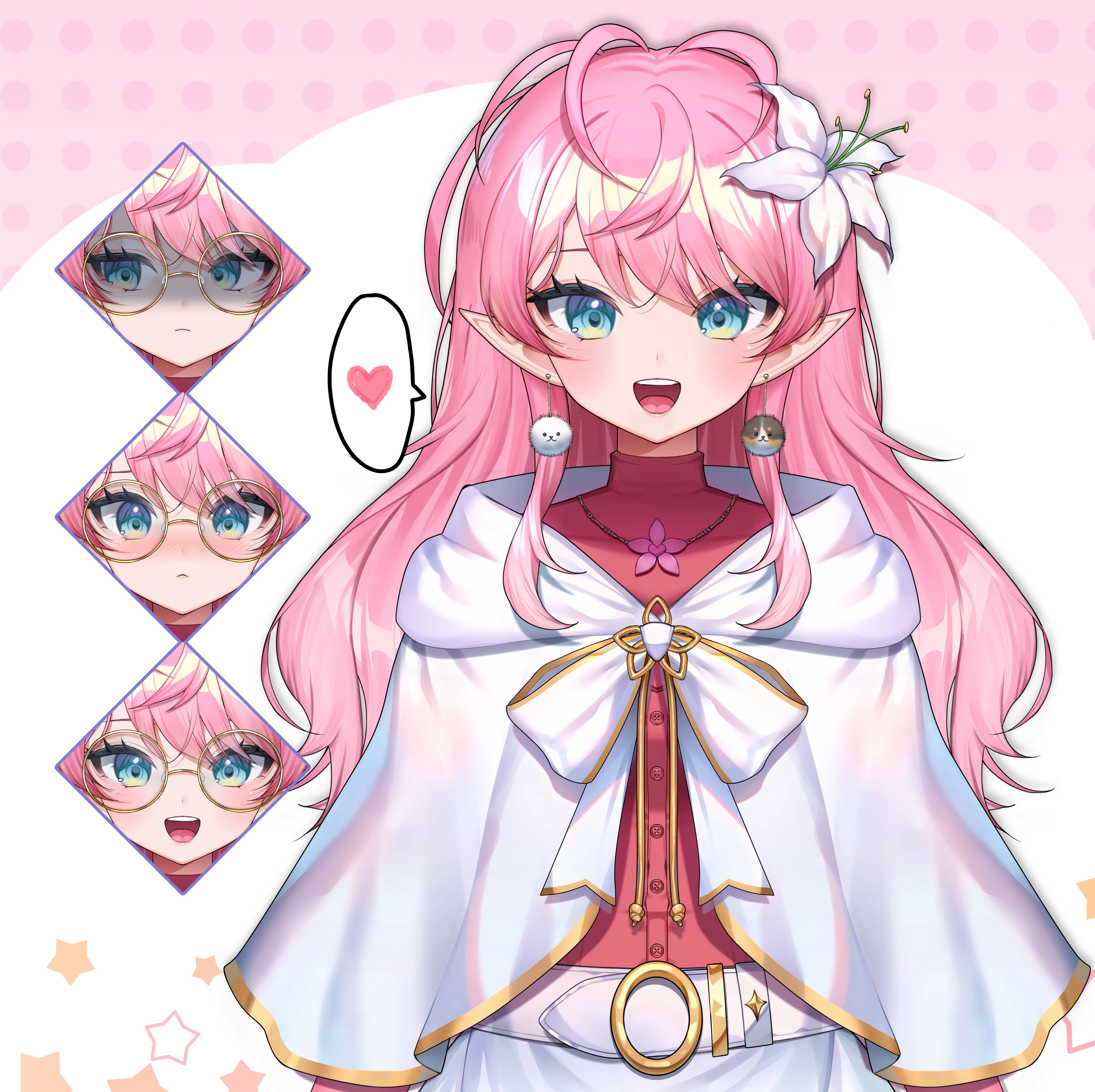Elf Model with Expressions