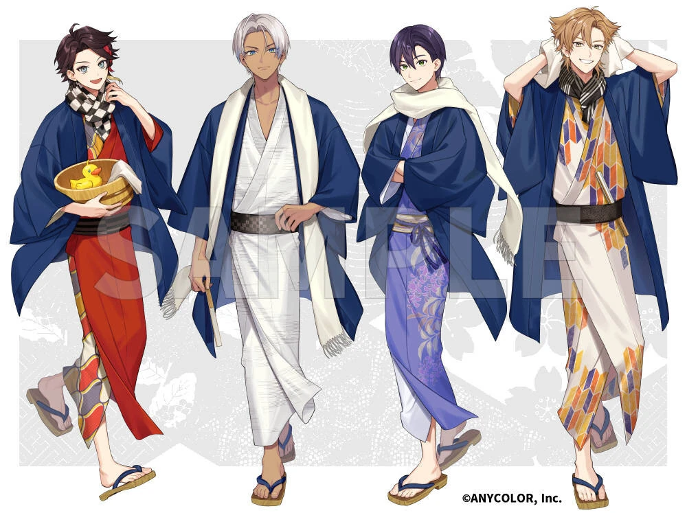 NIJISANJI x Gokurakuyu RAKU SPA Illustration<br>by Isamu