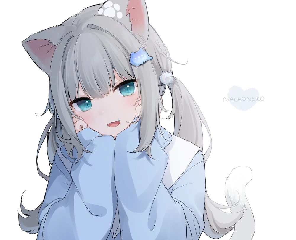 Nachoneko Good Twintail Day 2023 Illustration