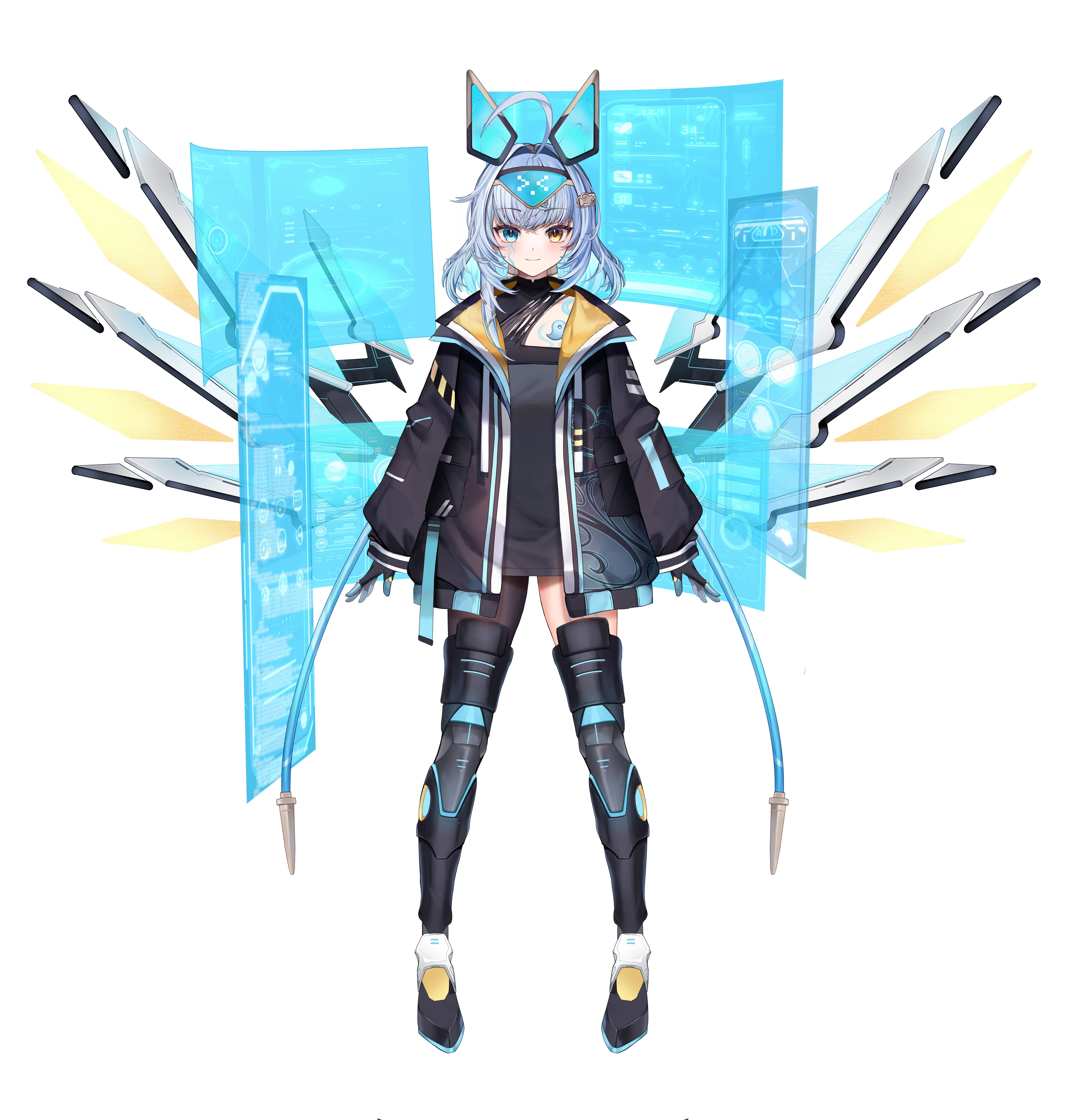 Full Body Alt. with Screens + Wings