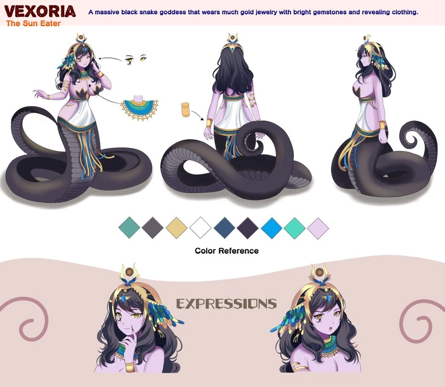 Original Reference Sheet by Marionette Ink