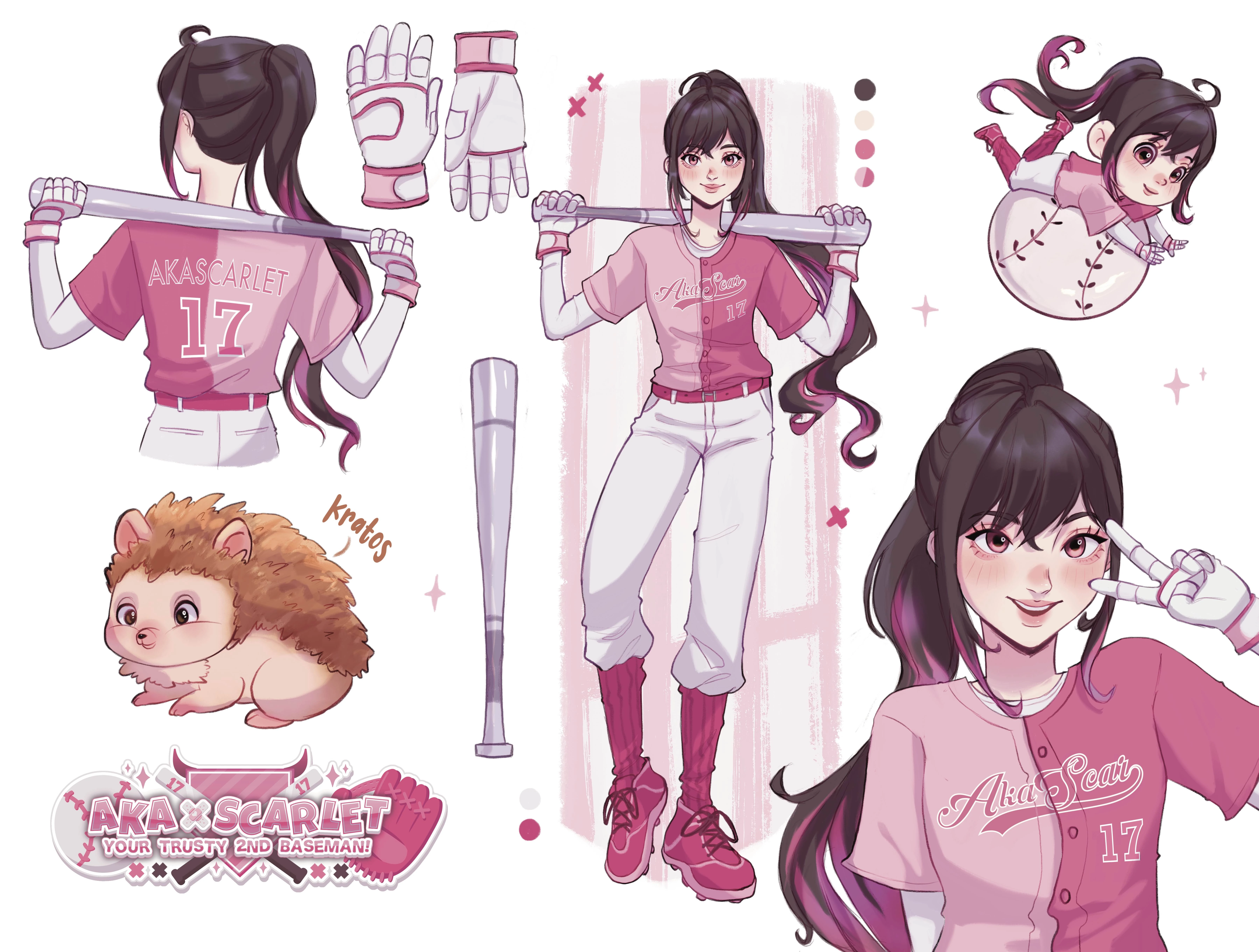 Character Ref Sheet by ꕤ Juna