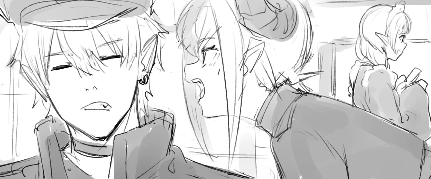 Elu and KuzuhaRirimu by Issiki