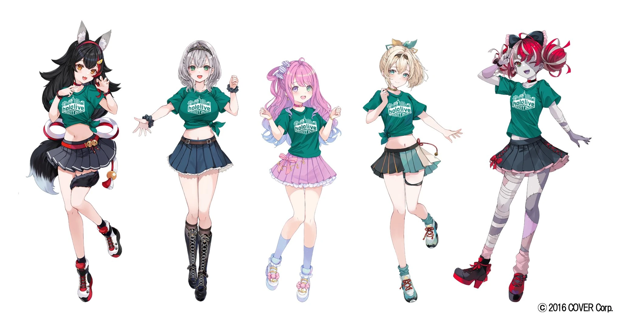 Hololive CITY'24 in Greenland Amusement Park Illustration<br>by Hina