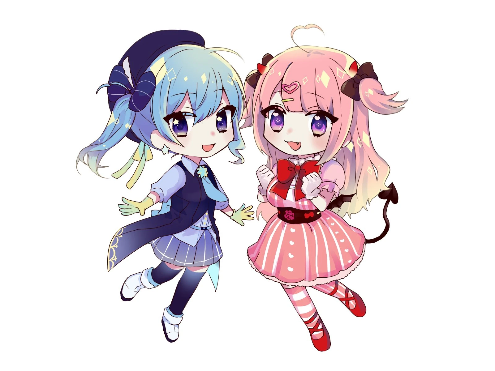 Suisei and Yumeno Muma