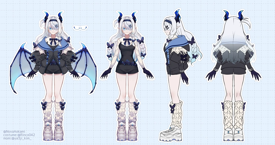 4th outfit Reference sheet