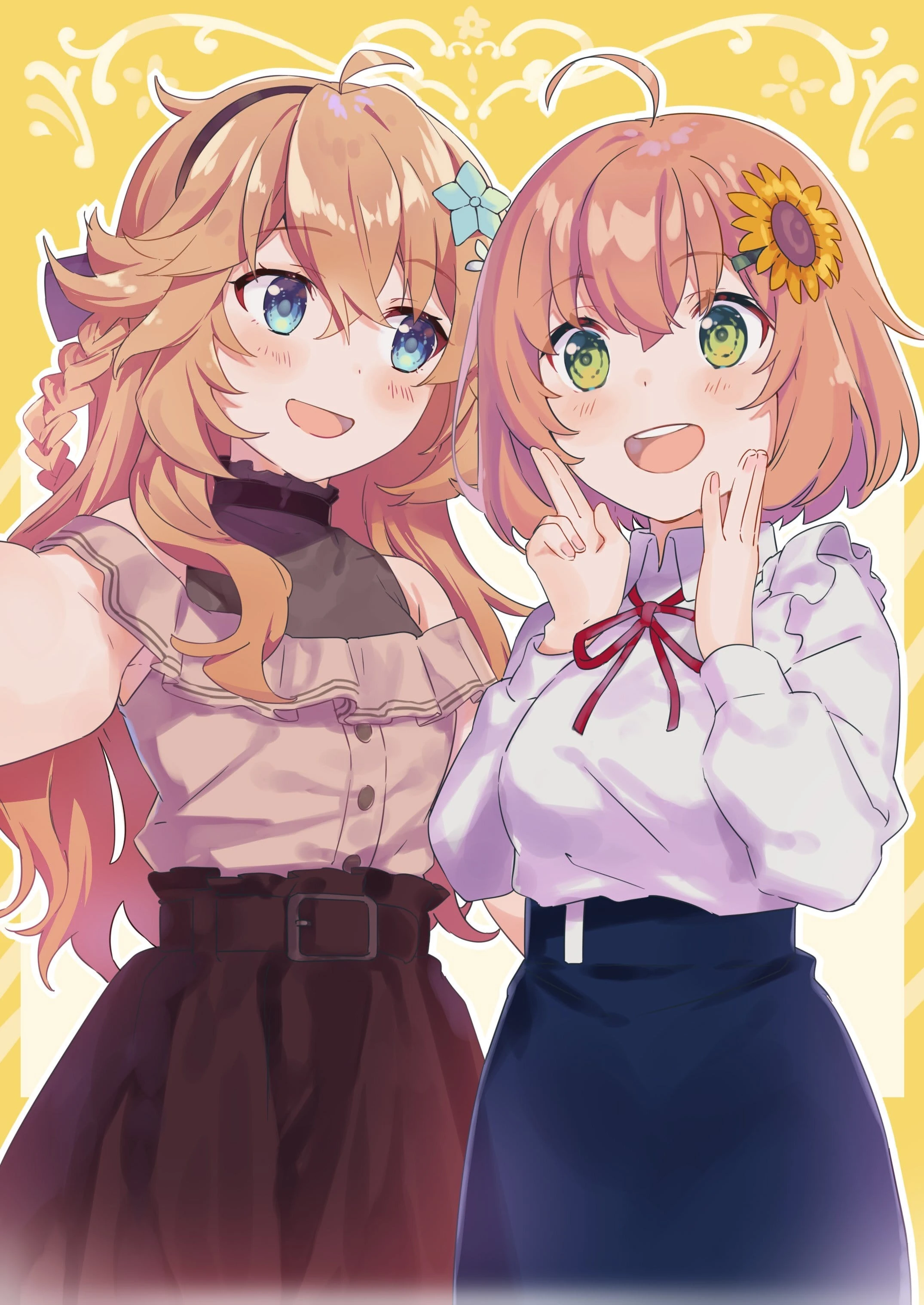 Otogibara Era and Honma Himawari<br>by Nana