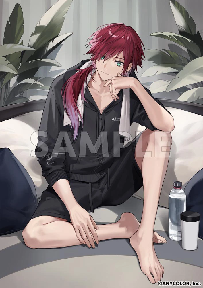 SAUNA BOY x NIJISANJI Illustration by oyo
