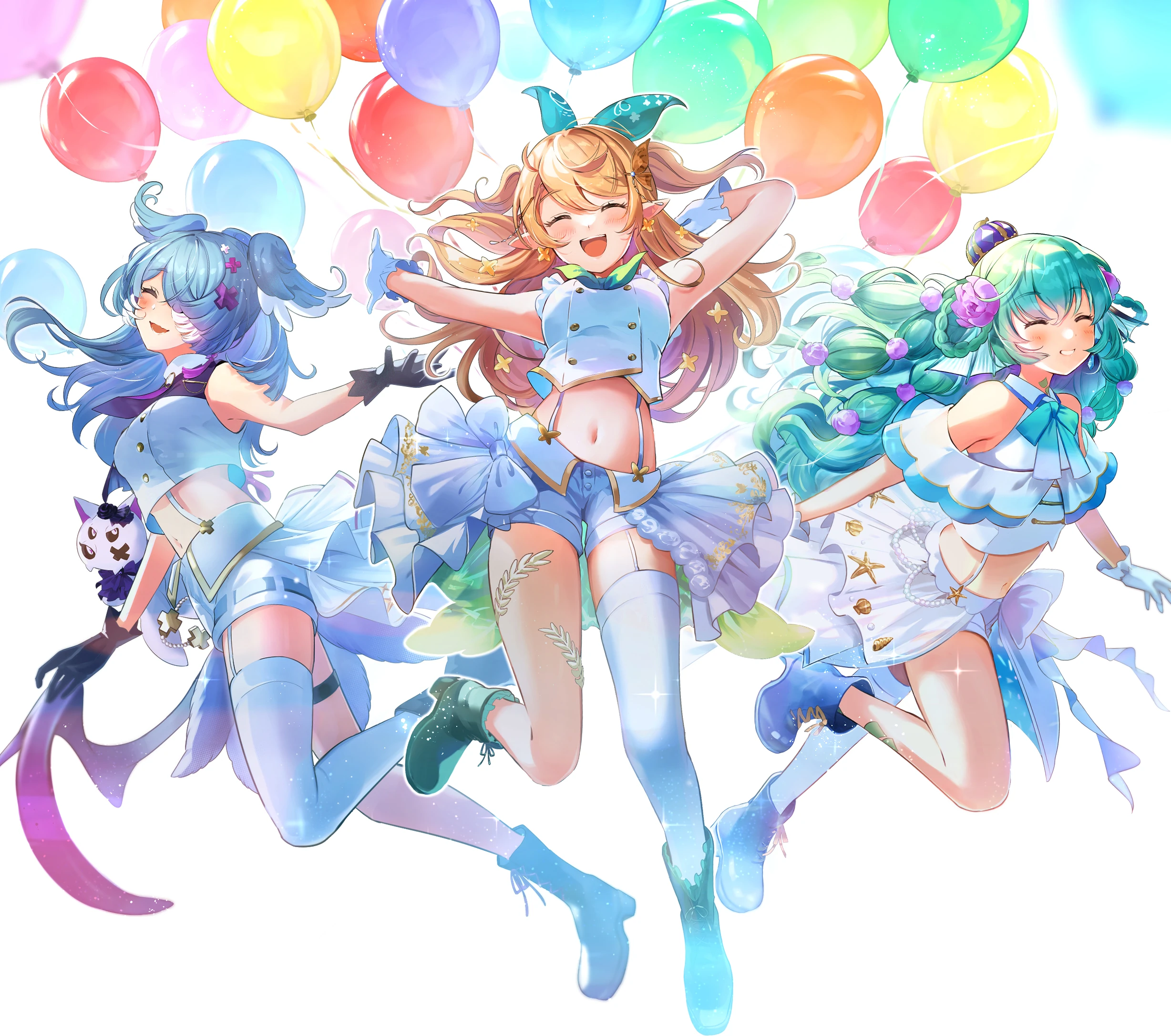 Virtual to LIVE LAZULIGHT INTO SPACE ver. Illustration<br>by Yukimaru Nun