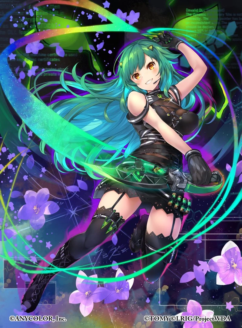 Hisui Card for the WIXOSS booster pack "Nijisanji DIVA" by Mayusaki Yuu