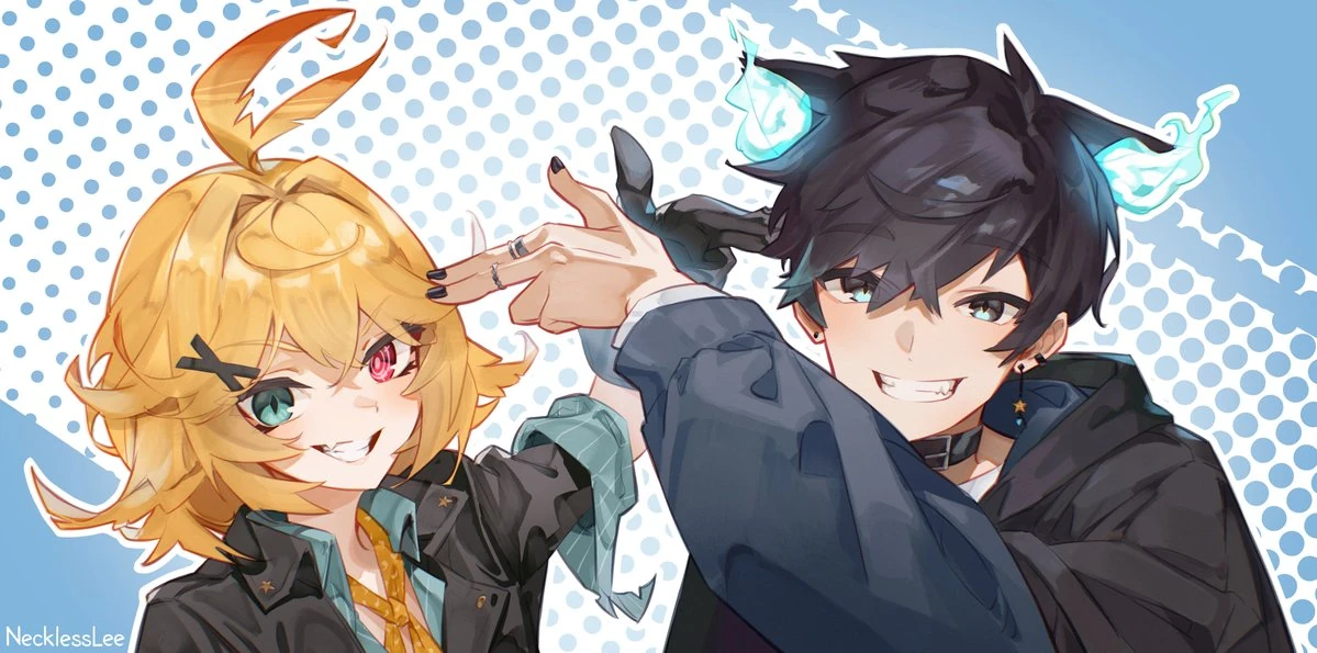 Doki and Sykkuno Rust Weapon Skin Illustration by NecklessLee