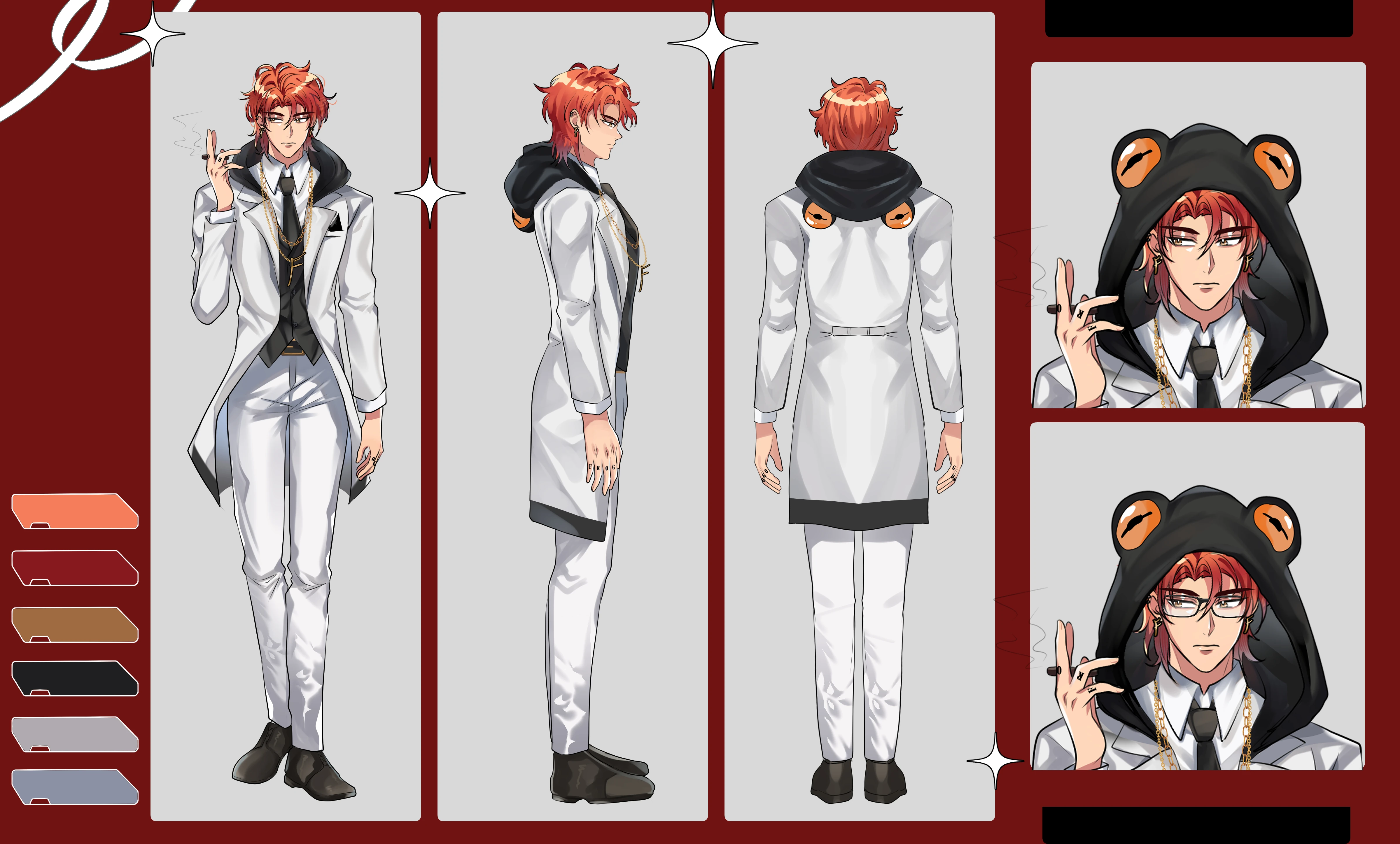Frogsona Ref sheet by Megamin07 on Vgen
