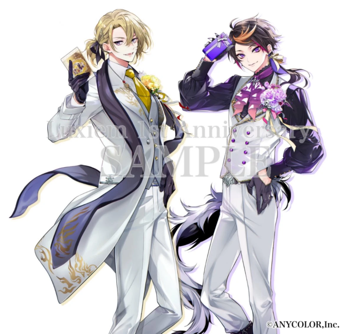 Luxiem 1st Anniversary Goods Illustration by Sakondo