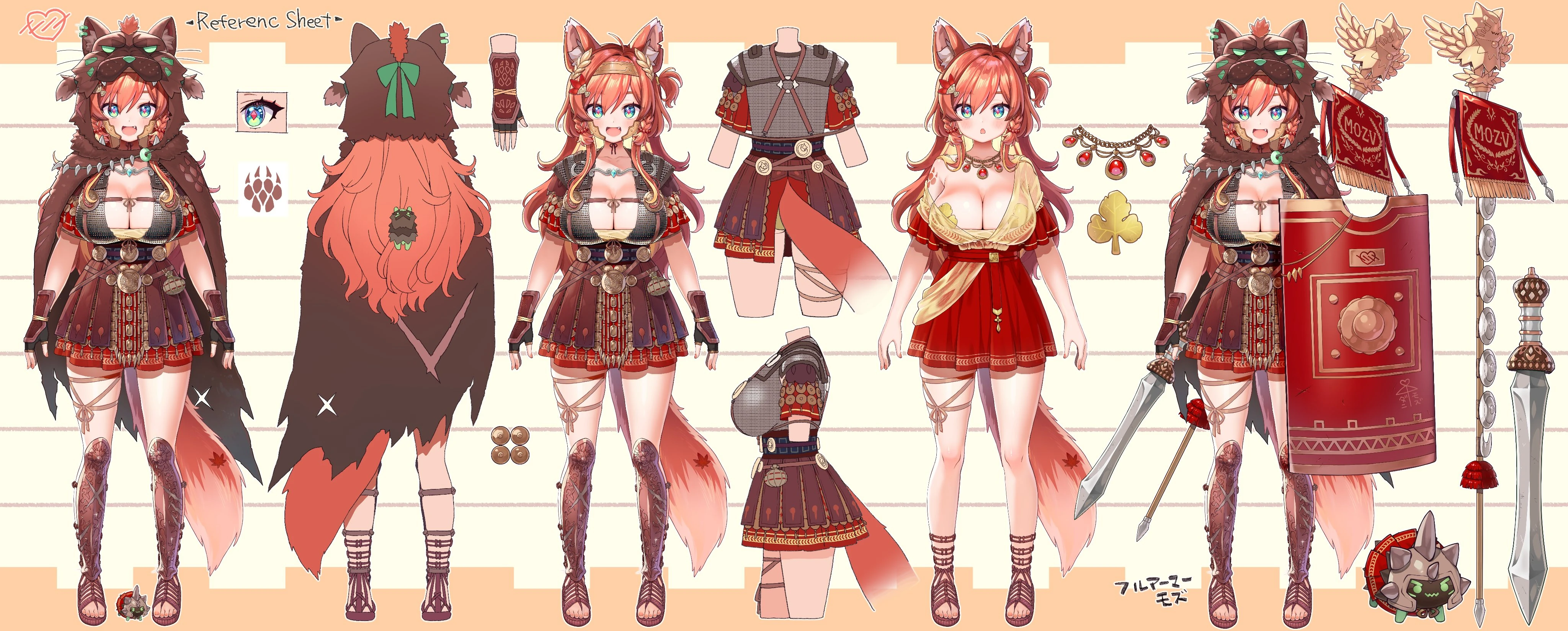 [https://twitter.com/MozumiPichi/status/1829010562648244719 Second outfit Reference sheet]