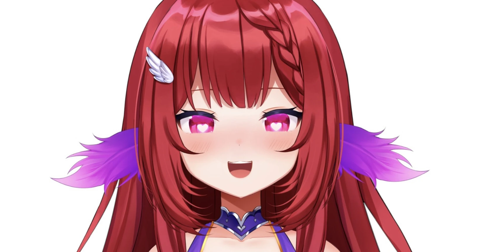 Aurora's heart eyes