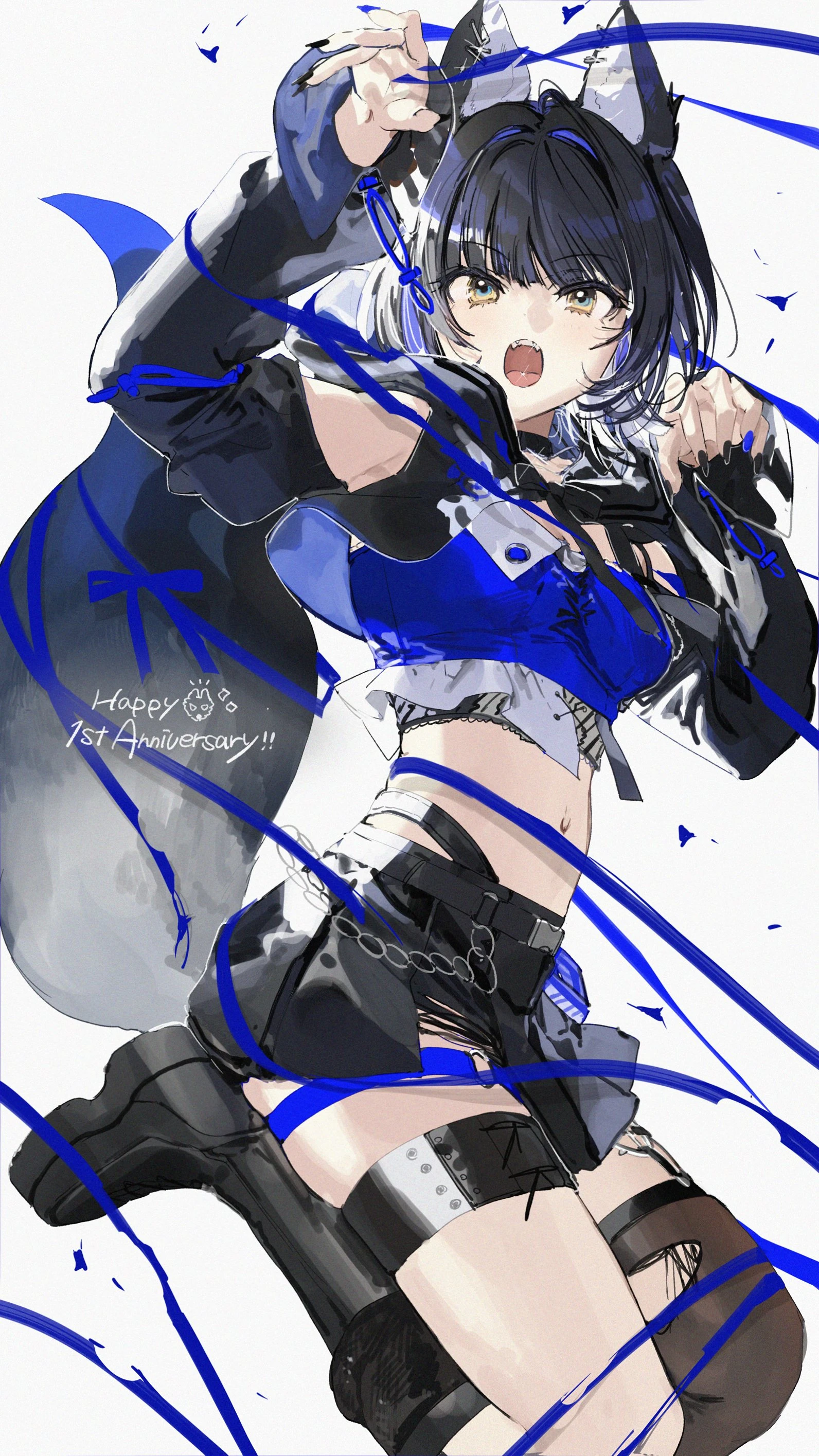 1st Anniversary Illustration by wata