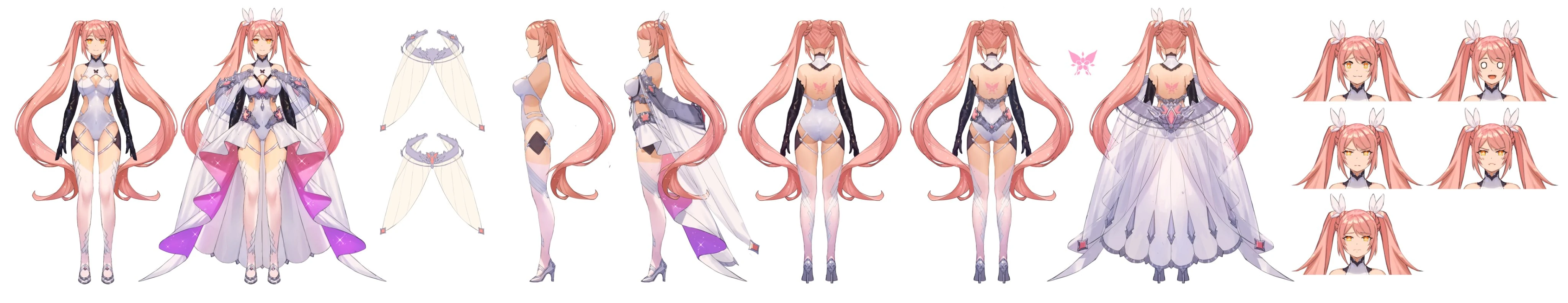 Third Model Reference Sheet<br>by BlueLizz_Penguin