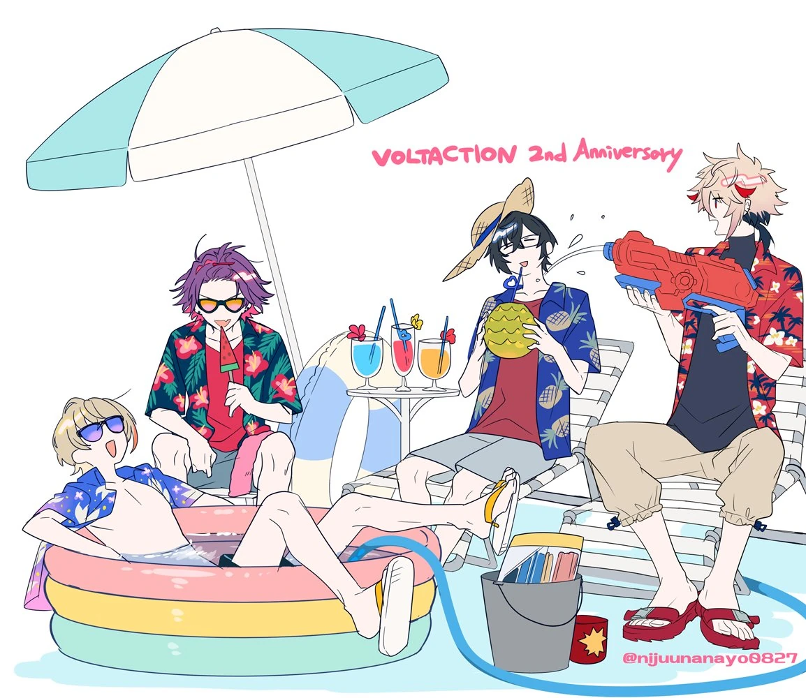 VOLTACTION 2nd Anniversary Illustration<br>by Ninahachi