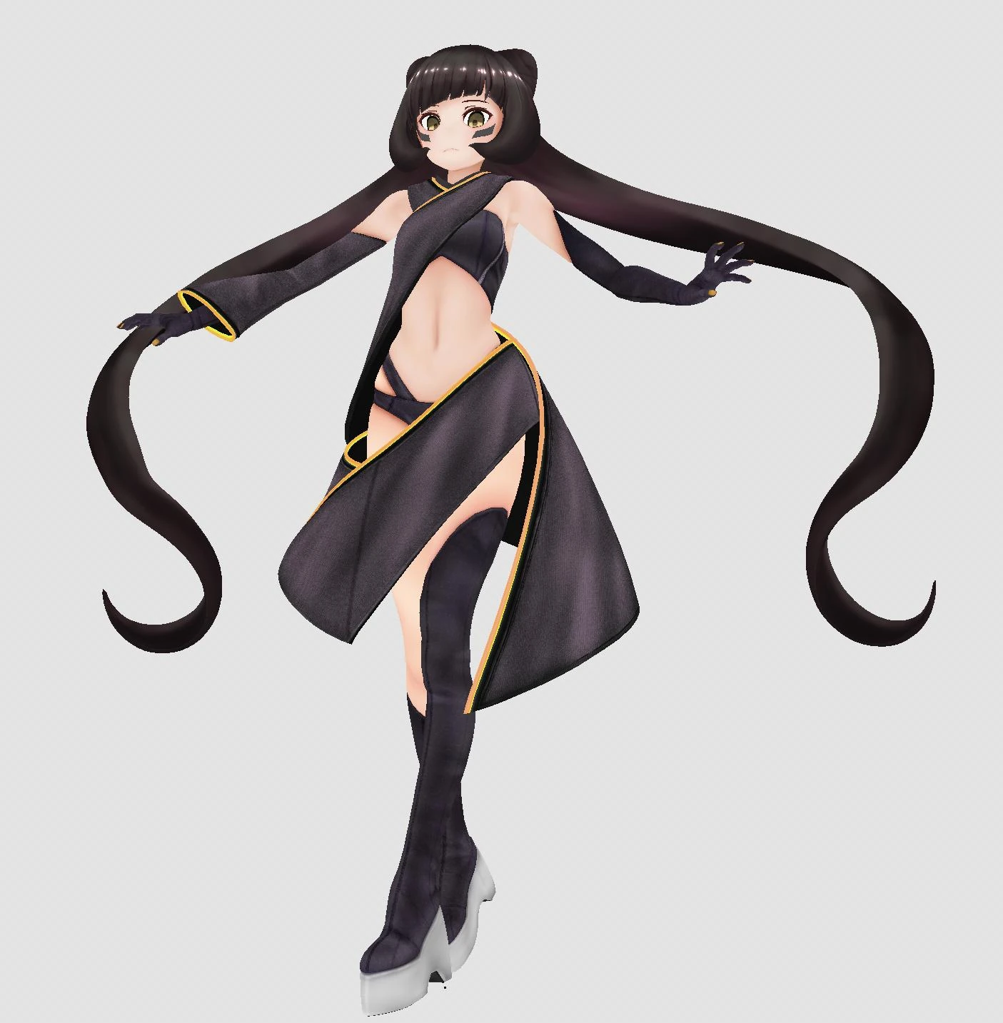 AZKi BLaCK 3D Full Body<br>by kasokuSato