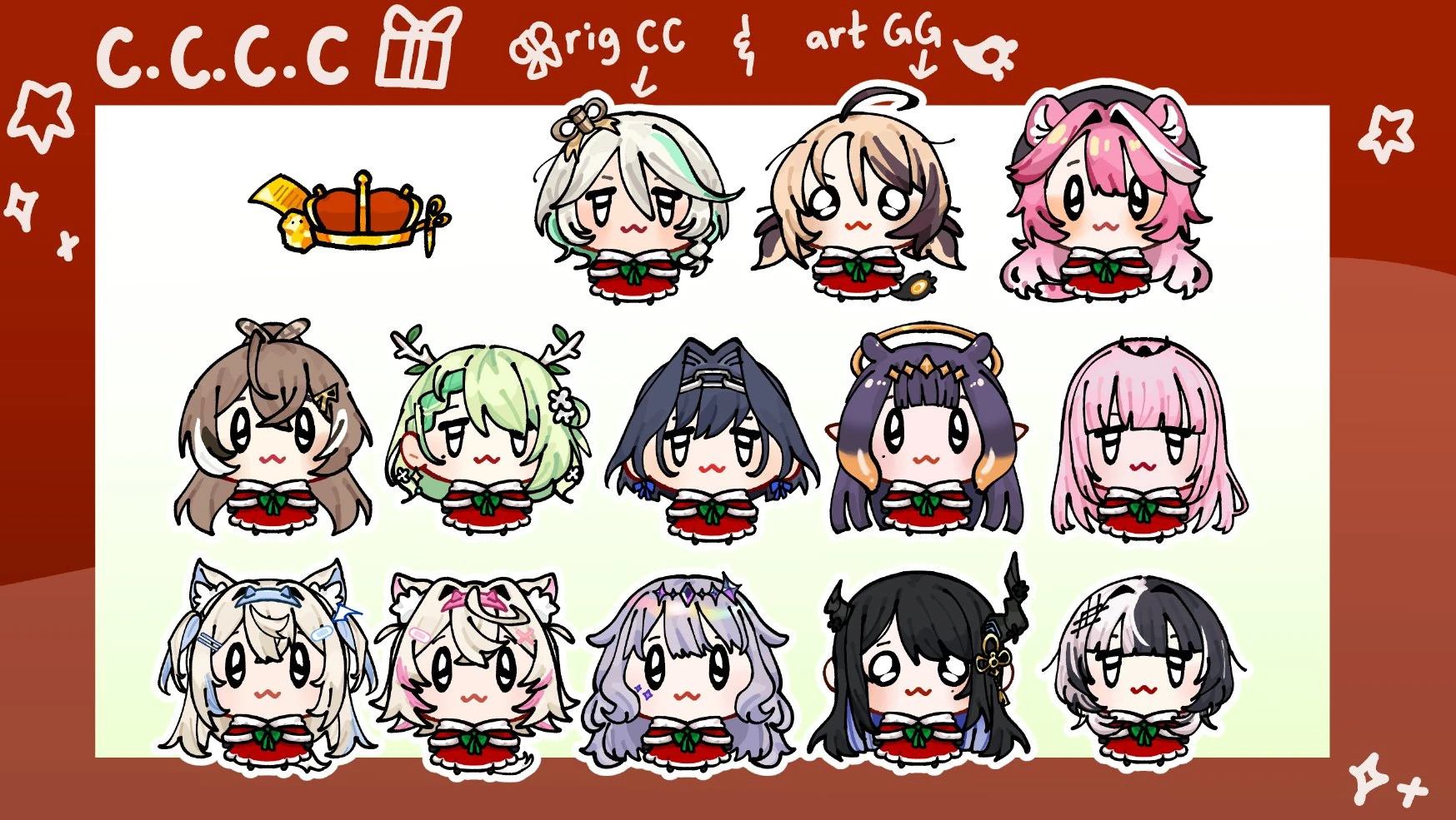 CC's Christmas Celebration Models by Gigi Murin