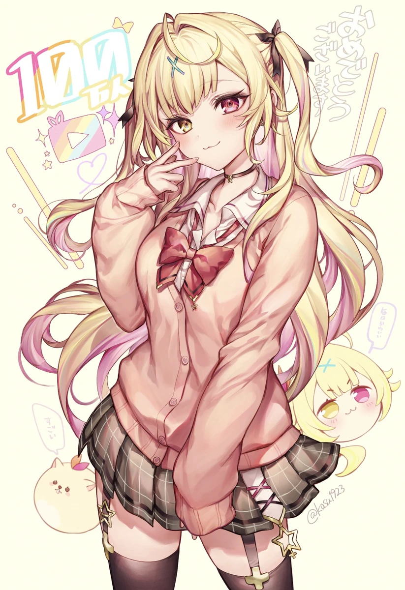 1 Million Subscribers Illustration<br>by Komeshiro Kasu