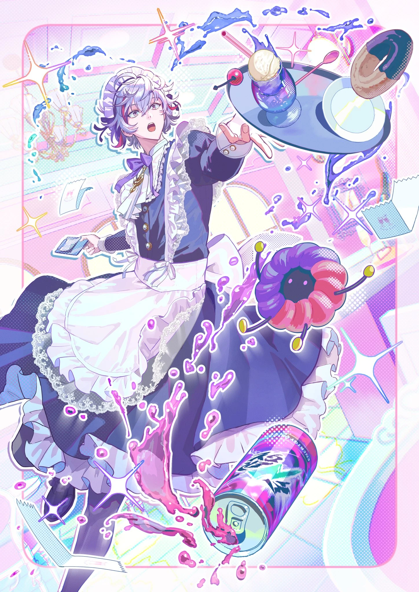 Maid Outfit Illustration by Nanafuji
