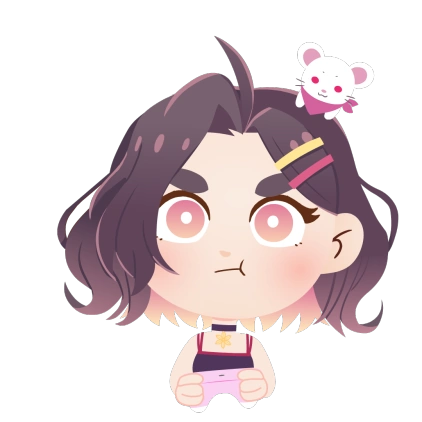 Gaming Ayana, a PNG used whenever Ayana has technical difficulties