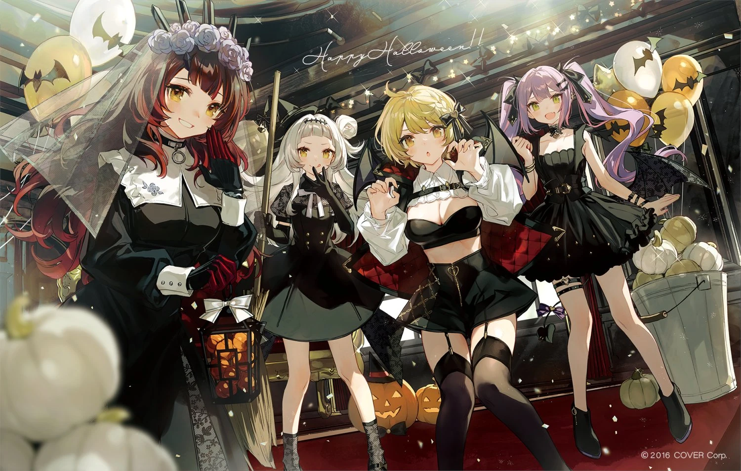 hololive Halloween Voice 2021 Illustration<br>by Chocoan09