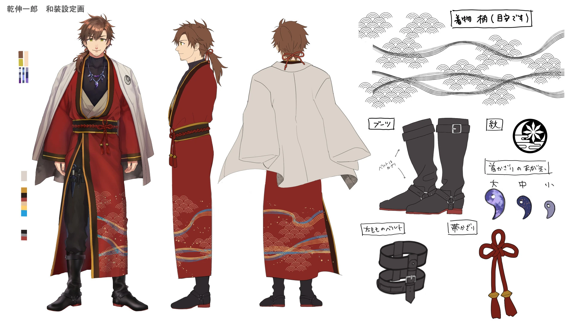 April 2020 costume reference sheet