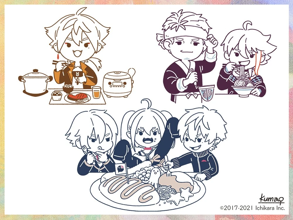 NIJISANJI Meal Goods 2021 Illustration<br>by Kumao