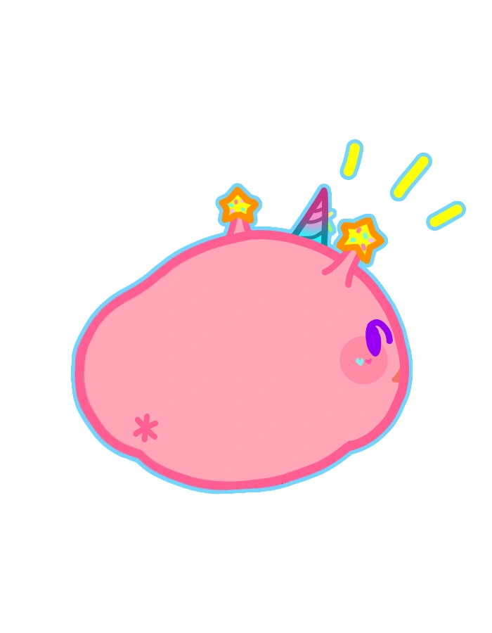 Pyon's self-portrait Slime Ver. (inspired by Sanrio mascot Pompompurin)