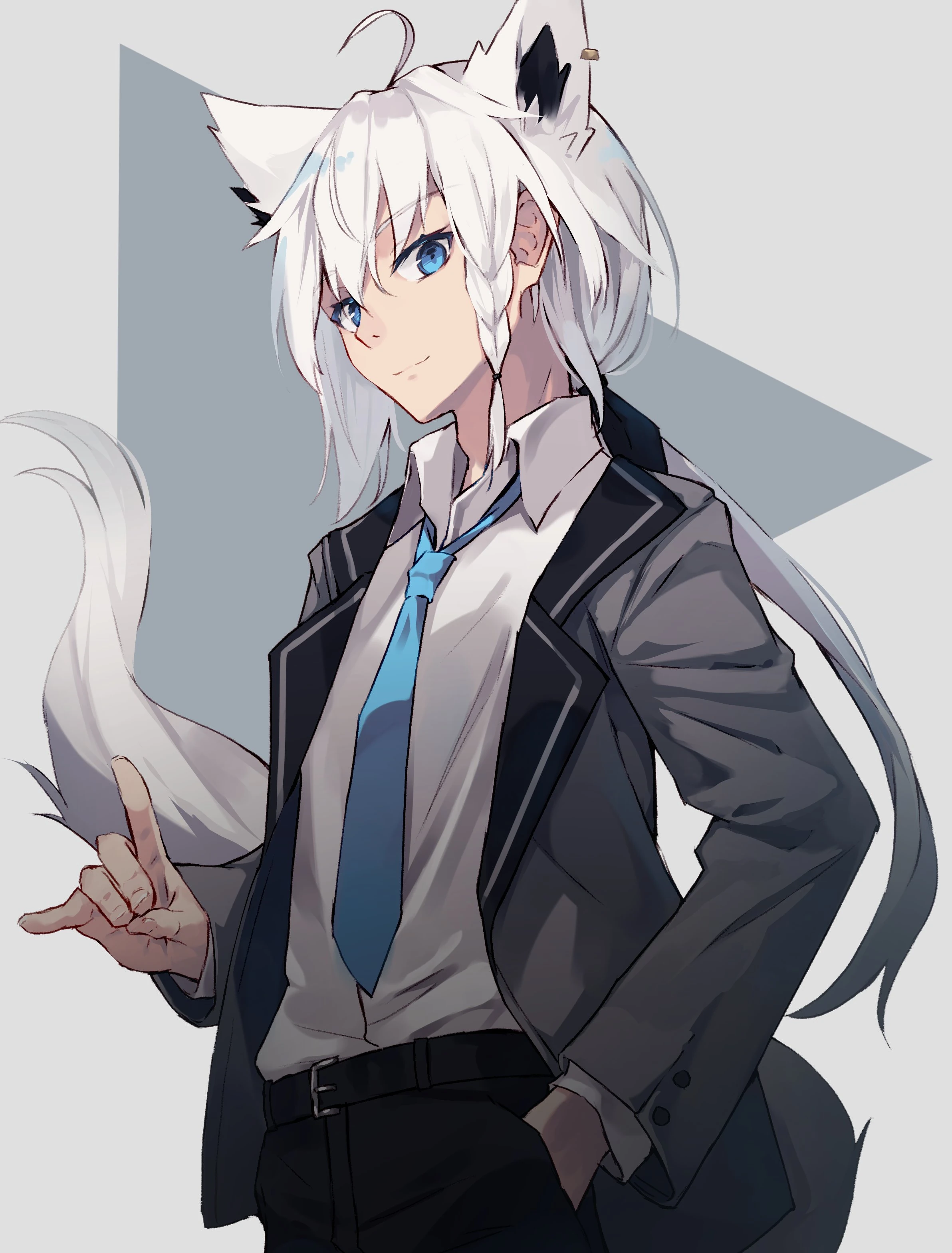 Male Shirakami Fubuki<br>by Nagishiro Mito