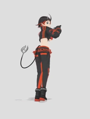 Original 3D Model Side View