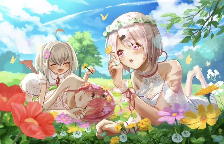 Shiina Yuika 1st Anniversary Illustration<br>by Yamanawosuke