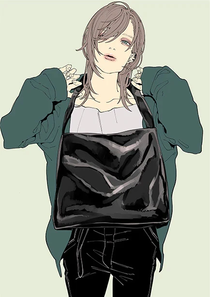 UN-DIMENSION Vol.1 Big Shoulder Bag Illustration by NAKAKI PANTZ