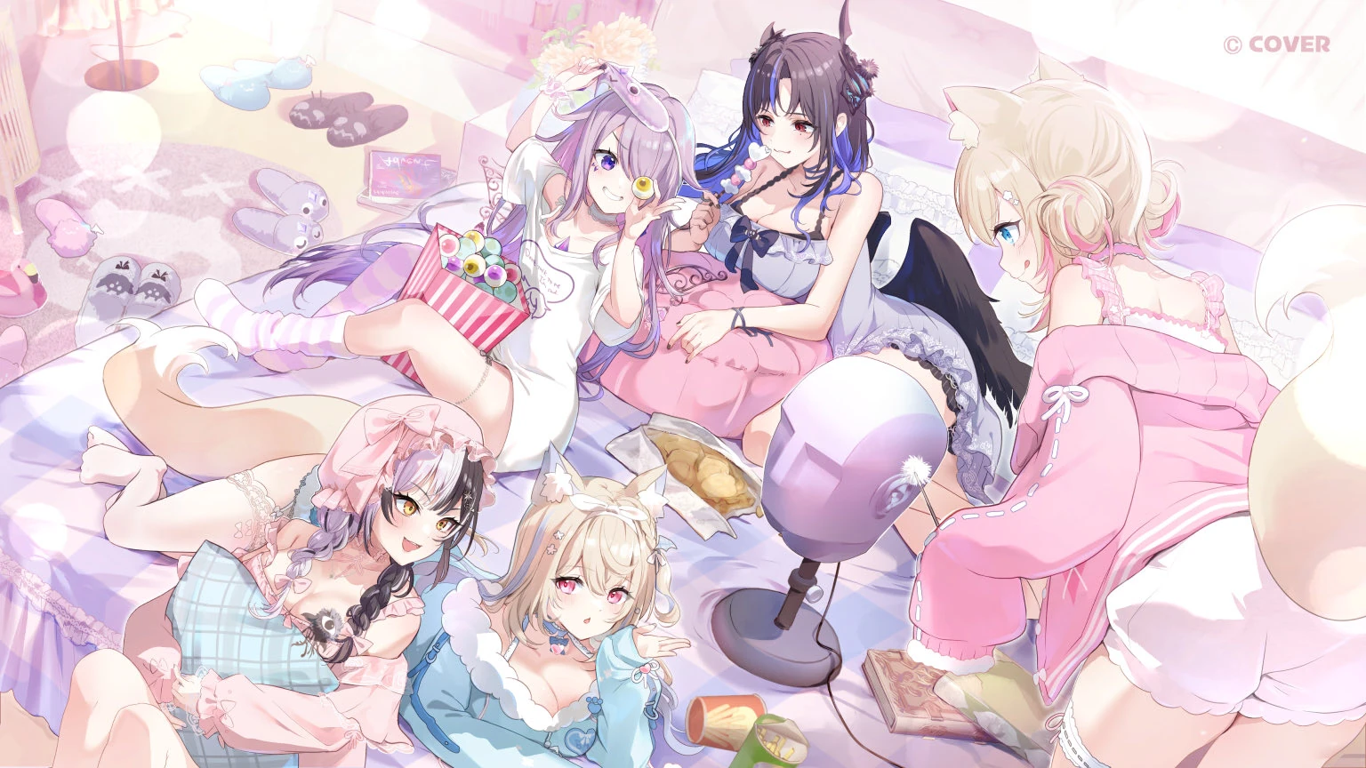 holoAdvent ASMR Thumbnail Illustration by Jura