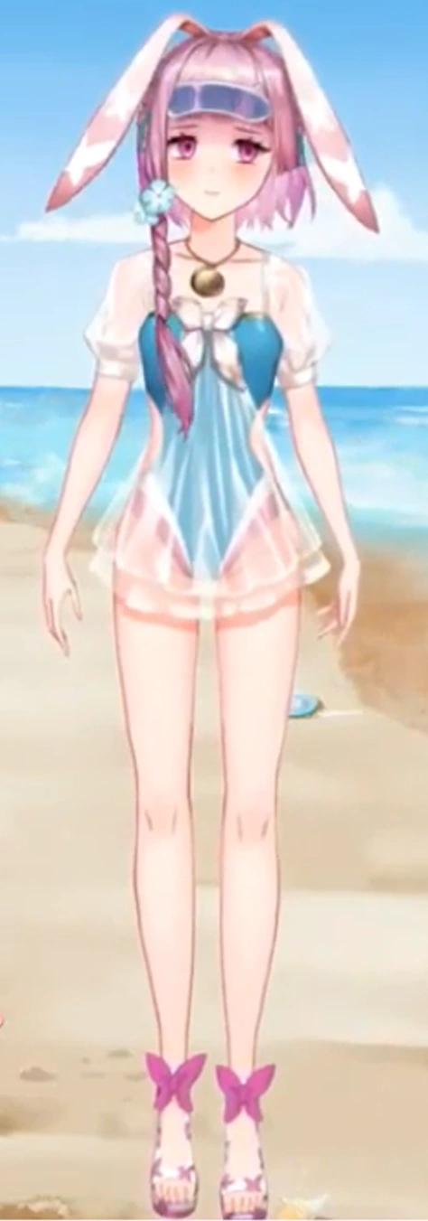 Lapine wears Summer Zest outfit Full appearance
