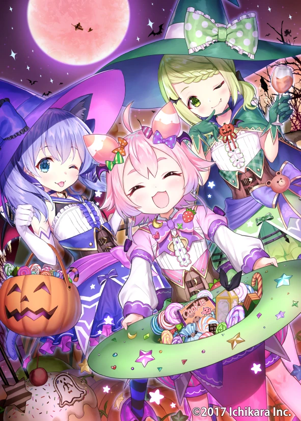 NIJISANJI Halloween Goods 2019 Illustration<br>by Mata Nonki