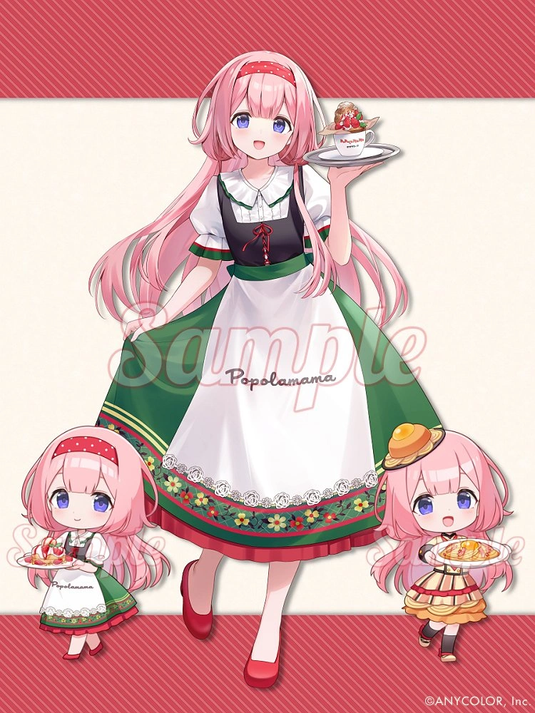 NIJISANJI x Popolamama Collaboration Illustration by Momoshiki