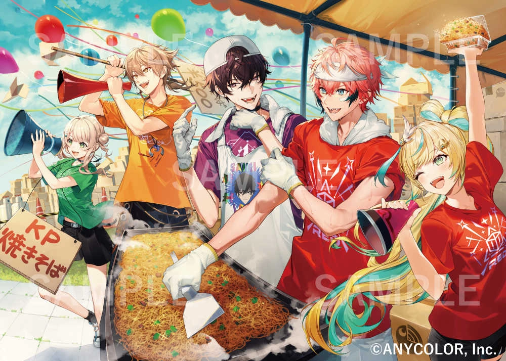 NijiFes 2025 "Delicious! Yakisoba Stall" Image Visual by Kodama