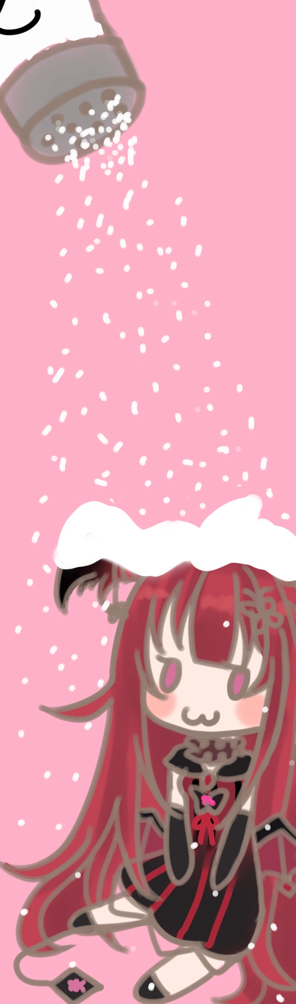 Doodle of herself