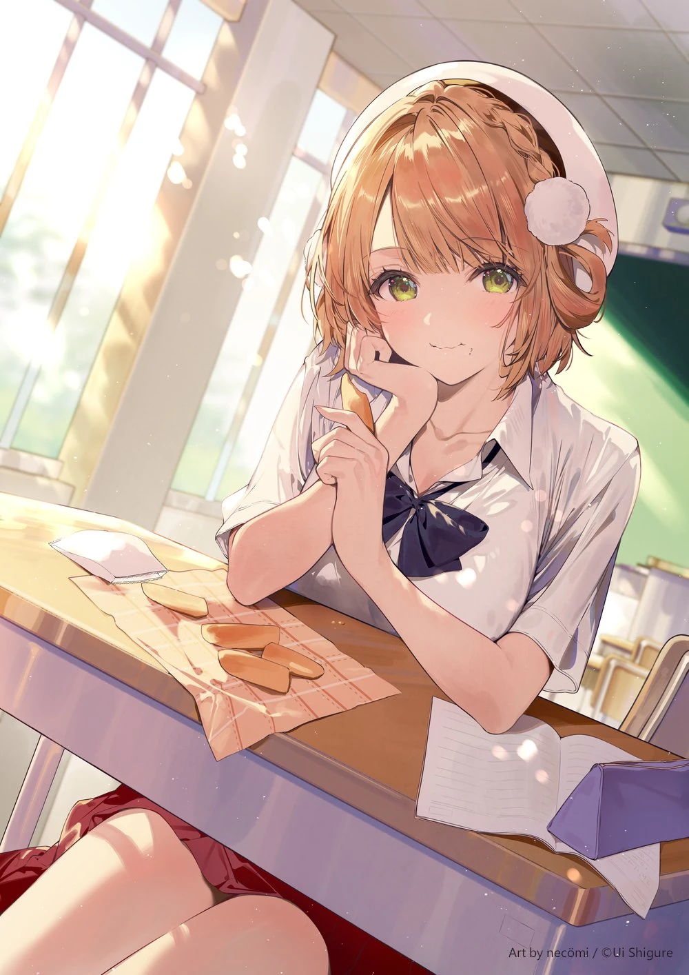 Shigure Ui x Lawson Collaboration Illustration<br>by necomi