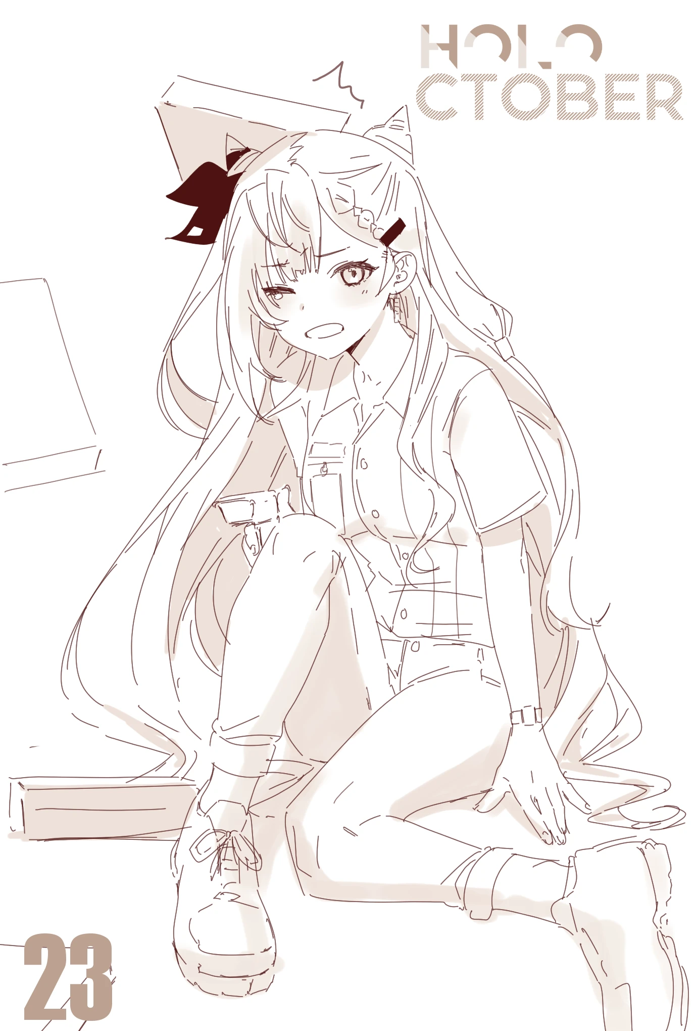 Zeta in konbini uniform<br>by Hieh